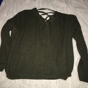 Olive Knit Sweater